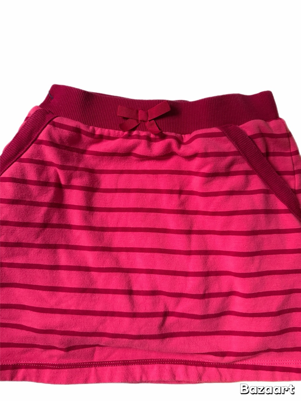 Gymboree Pink Striped Knit Skirt with Bow